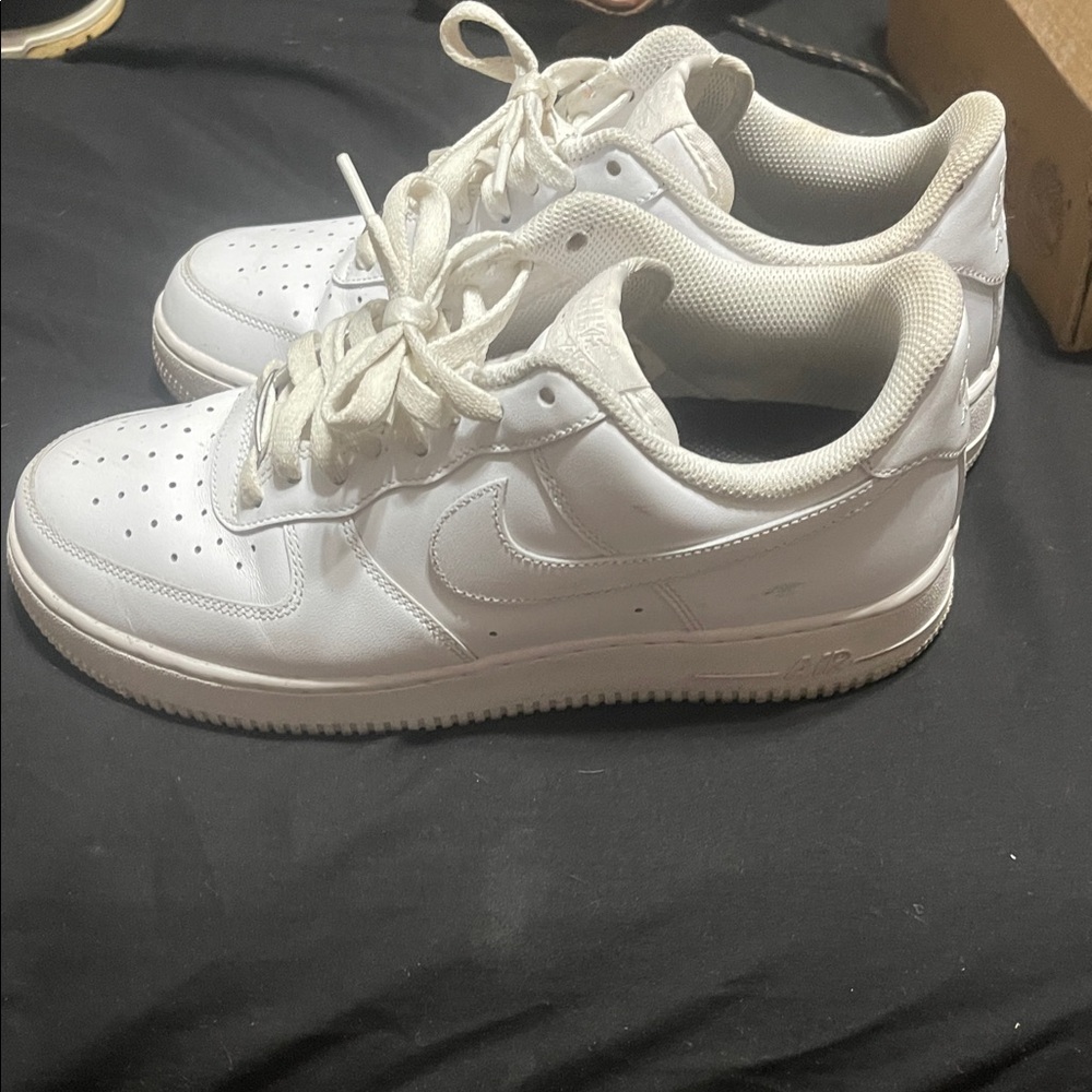 Nike All-White Athletic Shoes